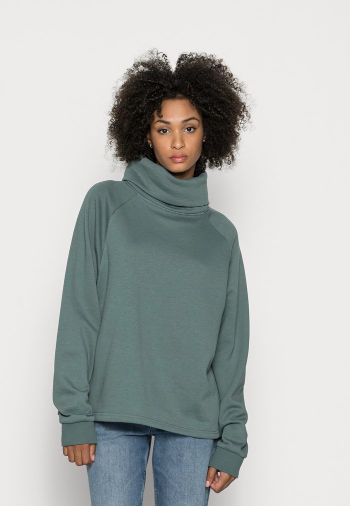 Sweats Anna Field Loose Roll Neck Vert Femme | IUW-5469666